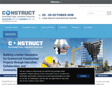 Tablet Screenshot of constructshow.com